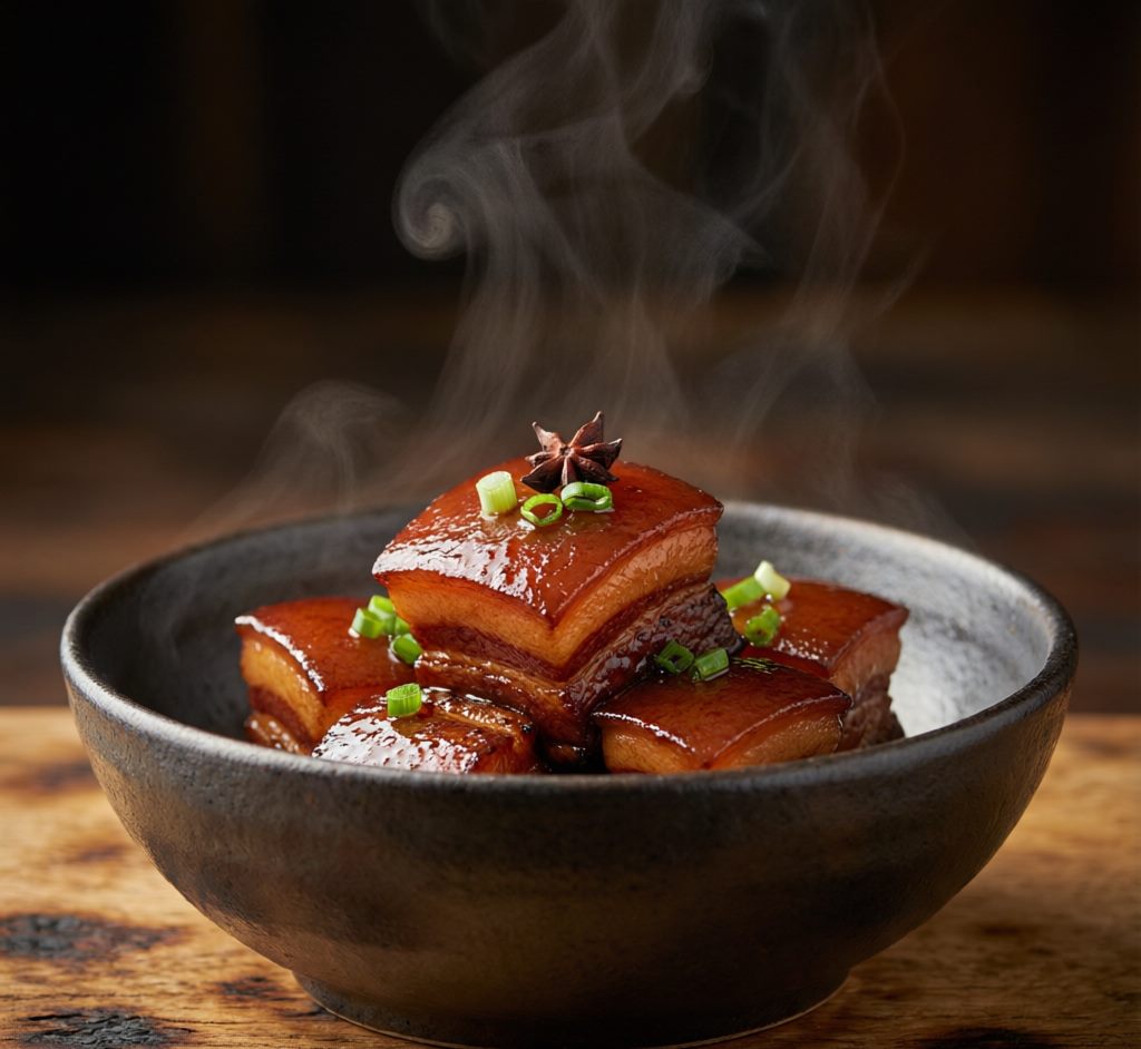PG食光招牌菜谱琥珀红烧肉——冰糖花雕慢火90分钟